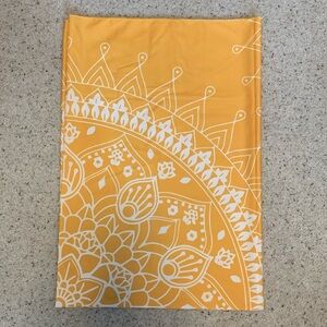 Yellow wall tapestry